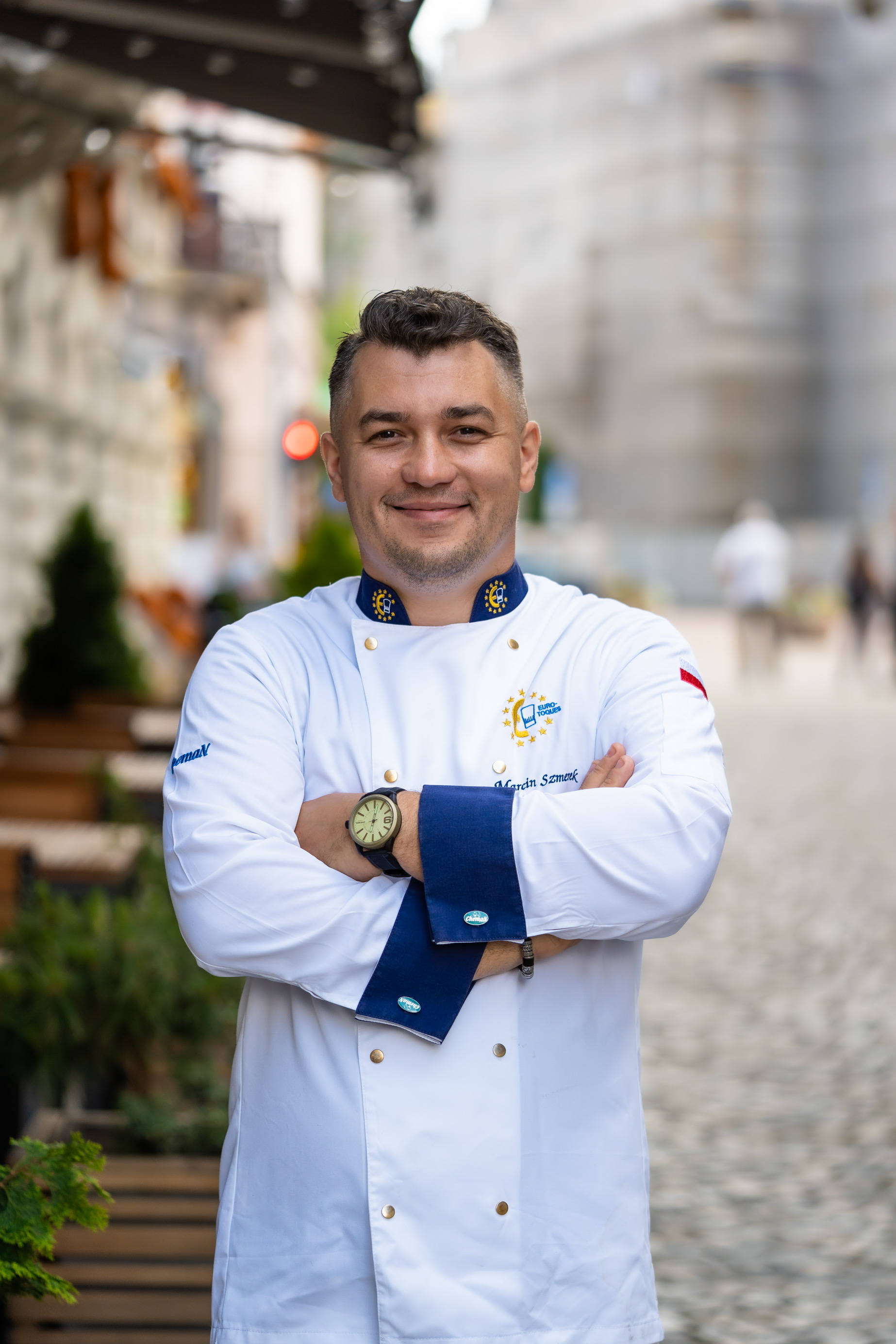 Szef kuchni Marcin Szmerek